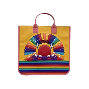 Gucci Rainbow Sunrise Haiyan Children's Tote Bag