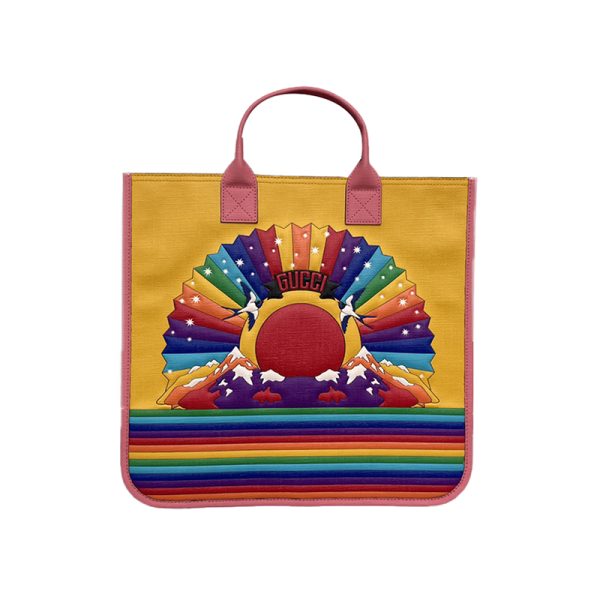 Gucci Rainbow Sunrise Haiyan Children's Tote Bag