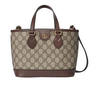 Gucci Mini Beige Canvas GG Pattern Handbag