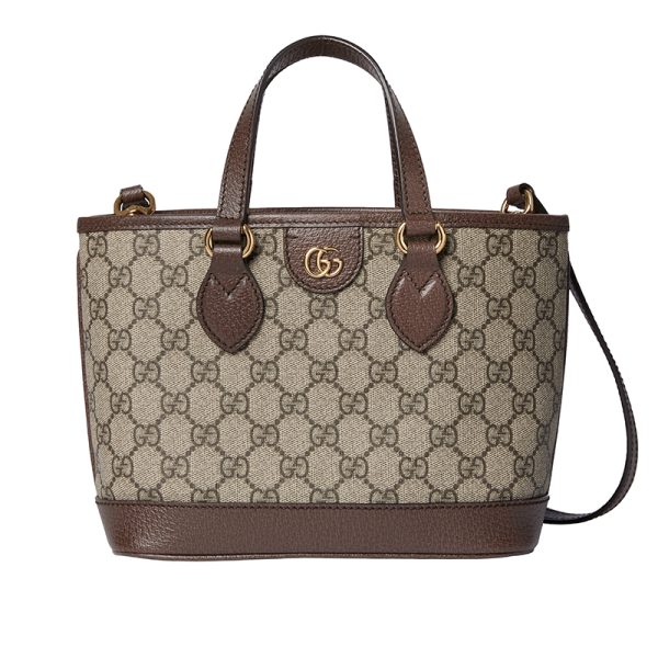 Gucci Mini Beige Canvas GG Pattern Handbag