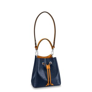 LV water ripple grain leather with saffron yellow single shoulder crossbody bag
