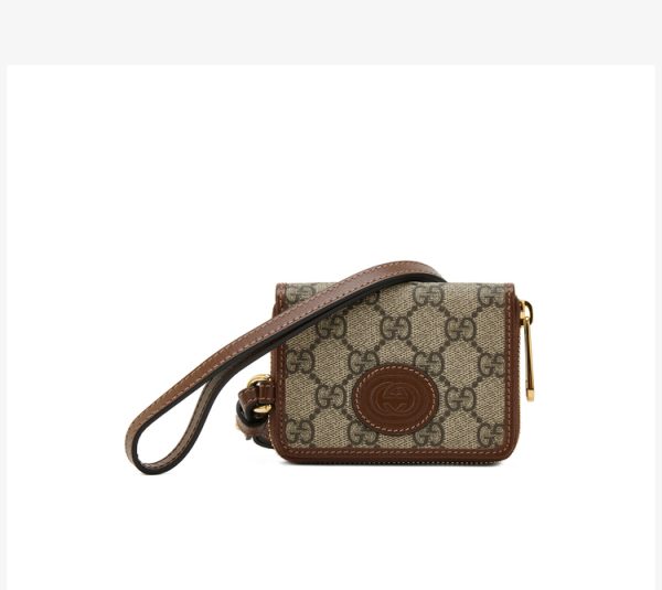 Gucci ebony canvas single shoulder handbag