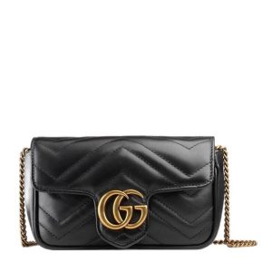 Gucci Black Quilted Leather Shoulder Bag