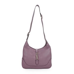 Gucci Purple Leather Cross Shoulder Bag