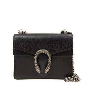 Gucci black cowhide shoulder bag