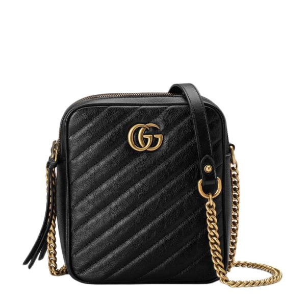 Gucci black cowhide shoulder bag