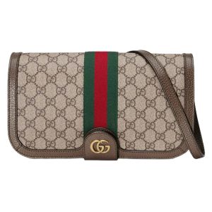 Gucci Brown Canvas Shoulder Bag