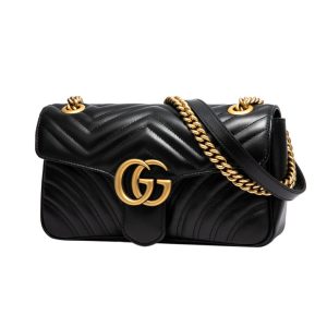 Gucci Water Pattern Wave Zipper Shoulder Cross Bag