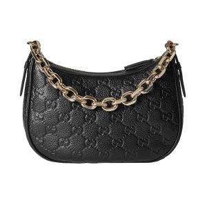 Gucci Small Black Leather Shoulder Bag