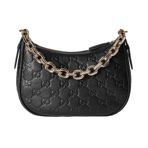 Gucci Small Black Leather Shoulder Bag