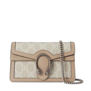 Gucci mini beige canvas shoulder bag