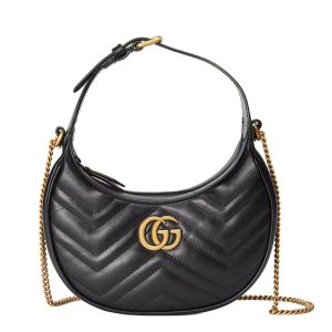 Gucci Black Quilted Leather Shoulder Bag