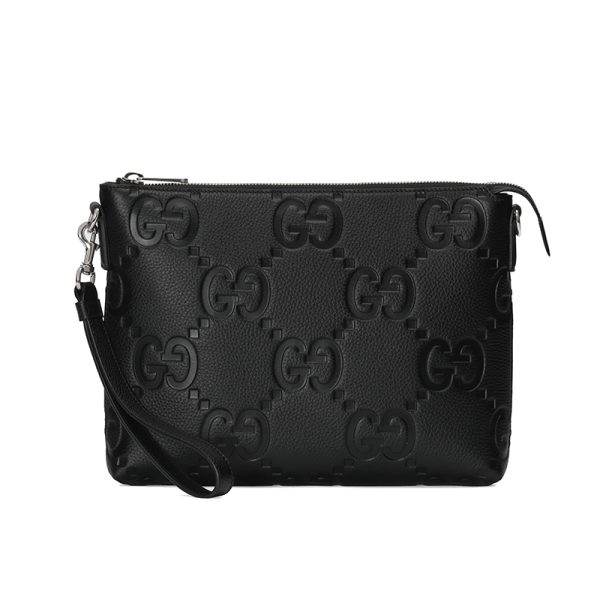 Gucci Medium Black Leather Shoulder Bag