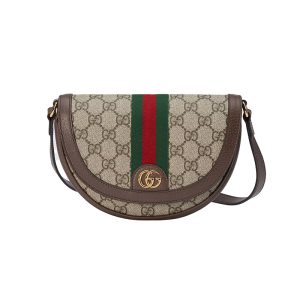 Gucci Mini Beige/Ebony Canvas/Leather Shoulder Bag