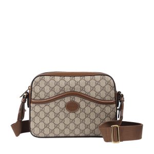 Gucci canvas/leather shoulder bag