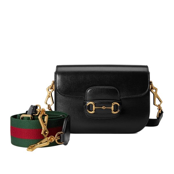 Gucci Mini Black Leather Shoulder Bag