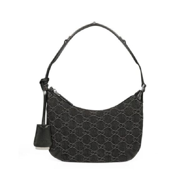 Gucci black denim handbag shoulder bag