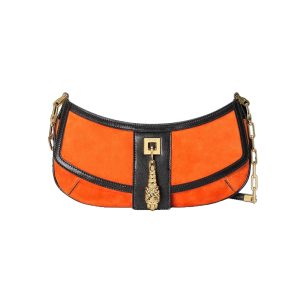 Gucci Orange Leather Shoulder Bag