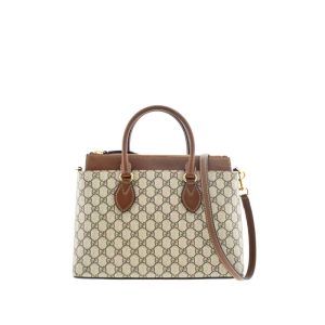 Gucci Brown Canvas Shoulder Bag