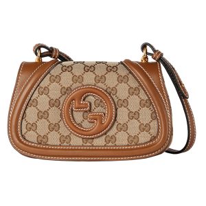 Gucci Mini Brown Canvas Shoulder Bag