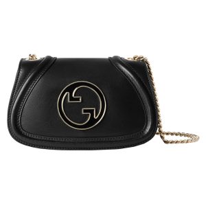Gucci Small Black Leather Shoulder Bag