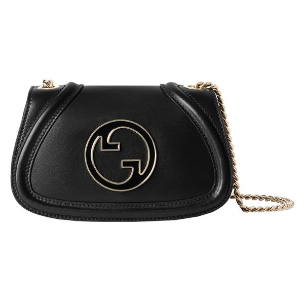 Gucci Small Black Leather Shoulder Bag