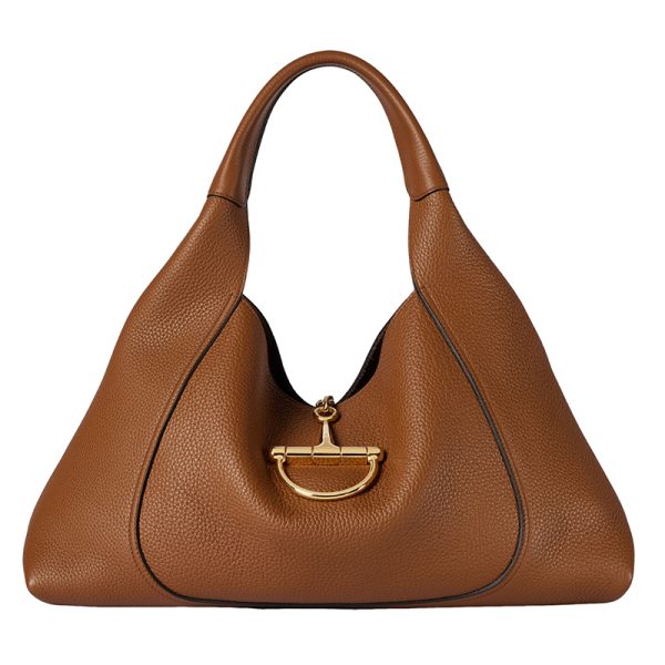 Gucci Brown Leather Shoulder Bag