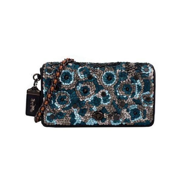 Coach Blue Shoulder Bag