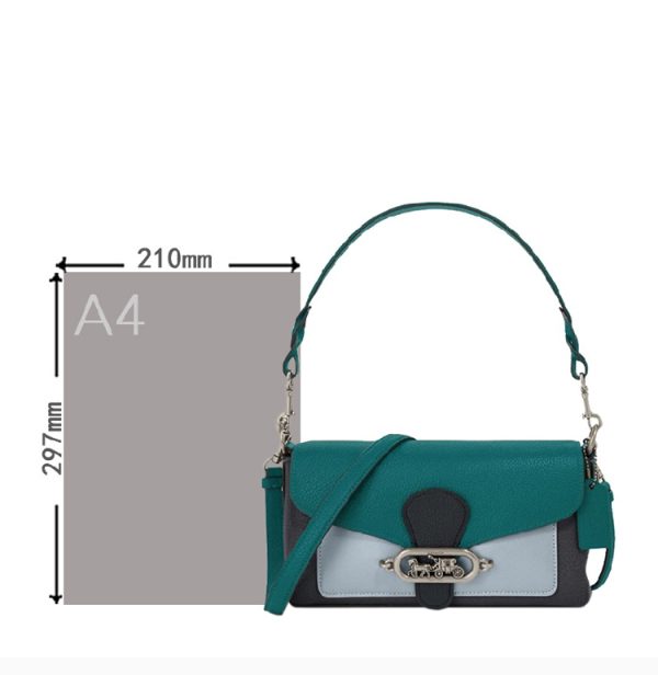 Coach leather shoulder crossbody bag - Image 2
