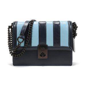 Coach Leather Hatton Small Square Handheld Shoulder Bag