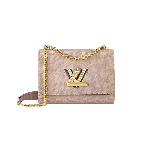 LV medium-sized egg lime water ripple cowhide single shoulder crossbody chain bag