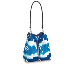 LV tie dye bucket bag, medium-sized handbag, single shoulder crossbody bag