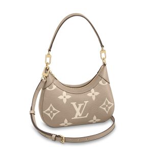 LV vintage leather single shoulder diagonal cross bag