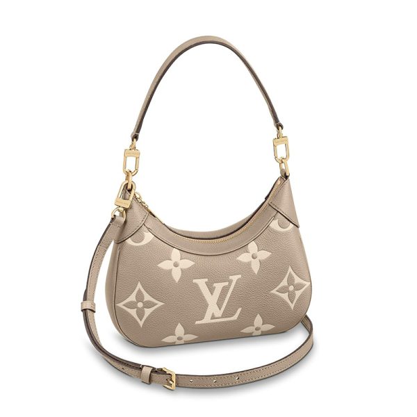 LV vintage leather single shoulder diagonal cross bag