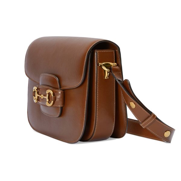 Gucci small calf leather flip shoulder bag (3 colors available) - Image 12