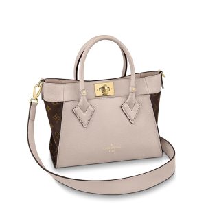 LV Gregg Pink Vintage Canvas Cowhide Shoulder Bag