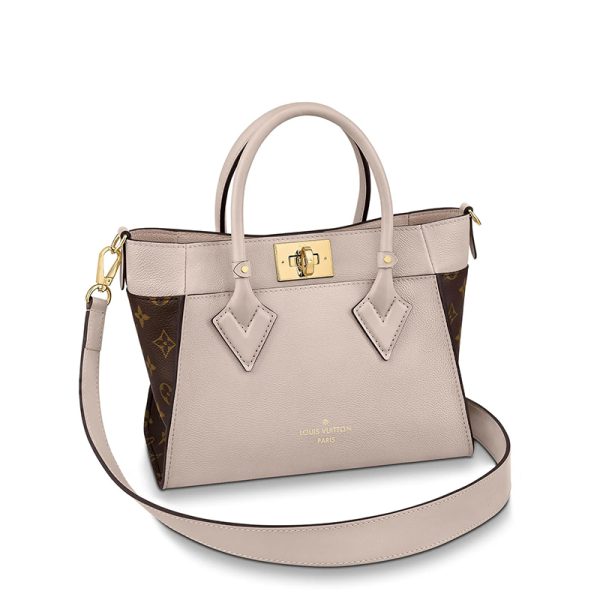 LV Gregg Pink Vintage Canvas Cowhide Shoulder Bag