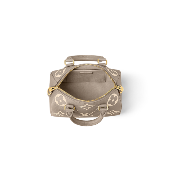 LV embossed cowhide zipper opening shoulder bag - Image 2