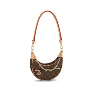 LV Horn Pea Classic Old Flower Chain Shoulder Bag