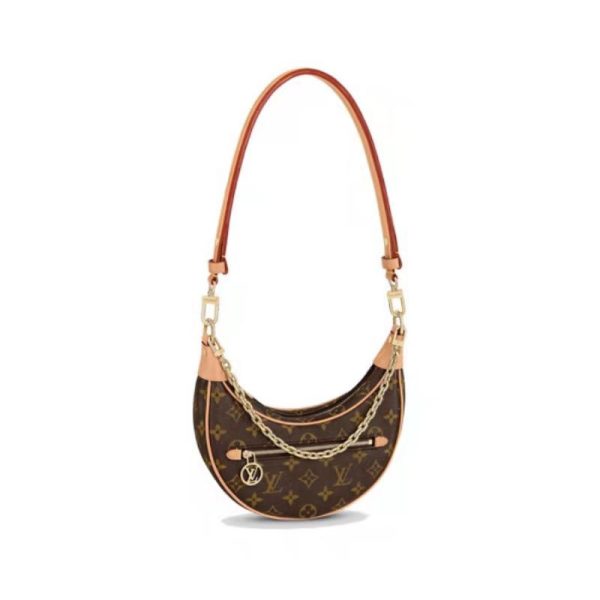 LV Horn Pea Classic Old Flower Chain Shoulder Bag
