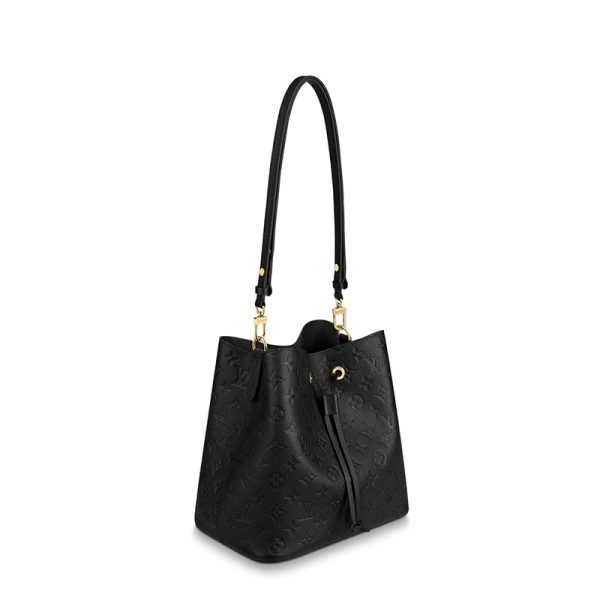LV Medium Black Cow Leather Red Shoulder Cross Shoulder Handbag - Image 2
