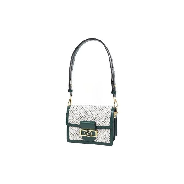 LV green women's canvas shoulder crossbody bag - Image 2