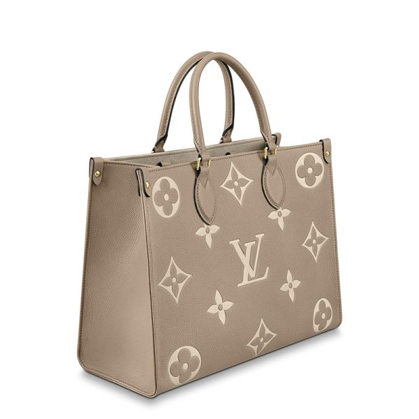 LV Medium Elephant Grey/Milk White Two tone Shoulder Handbag - Image 2