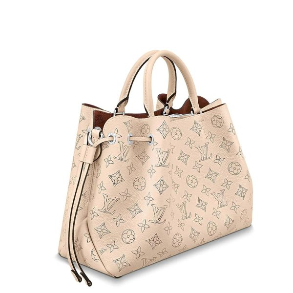 LV cow leather engraved perforated single shoulder diagonal cross bag - Image 2
