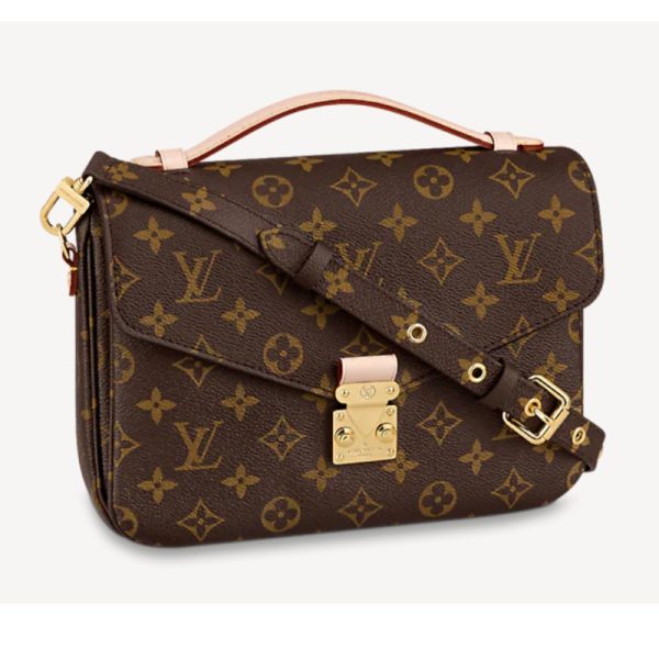 LV vintage canvas METIS handbag, messenger crossbody bag