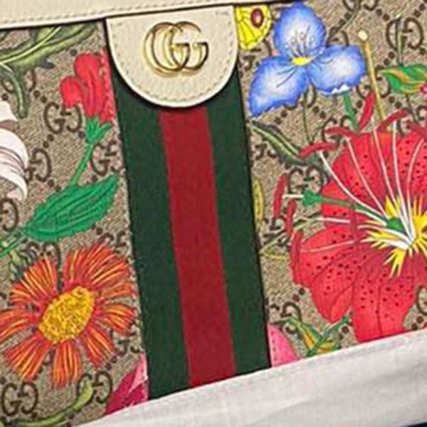 Gucci Ophidia Flora Flower Chain Bag - Image 4