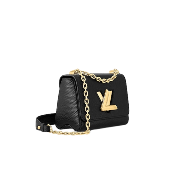 LV small black grain cowhide gold crossbody bag/shoulder bag - Image 2
