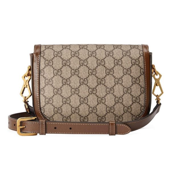 Gucci mini beige canvas retro flip shoulder crossbody bag - Image 2