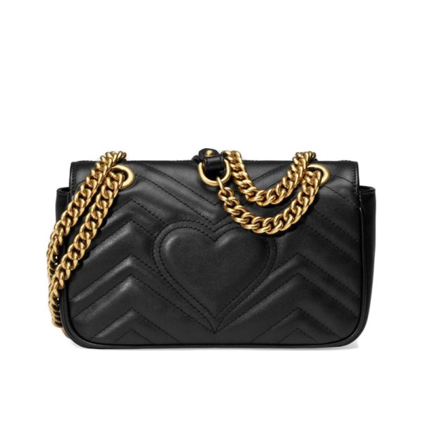 Gucci Black Mini 22 Chain Shoulder Bag - Image 2