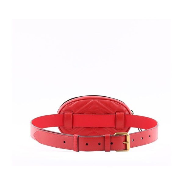 Gucci metal double G ripple zipper waist bag crossbody bag - Image 2